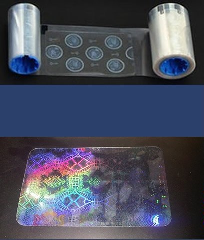 هولوگرام کارت پی وی سی