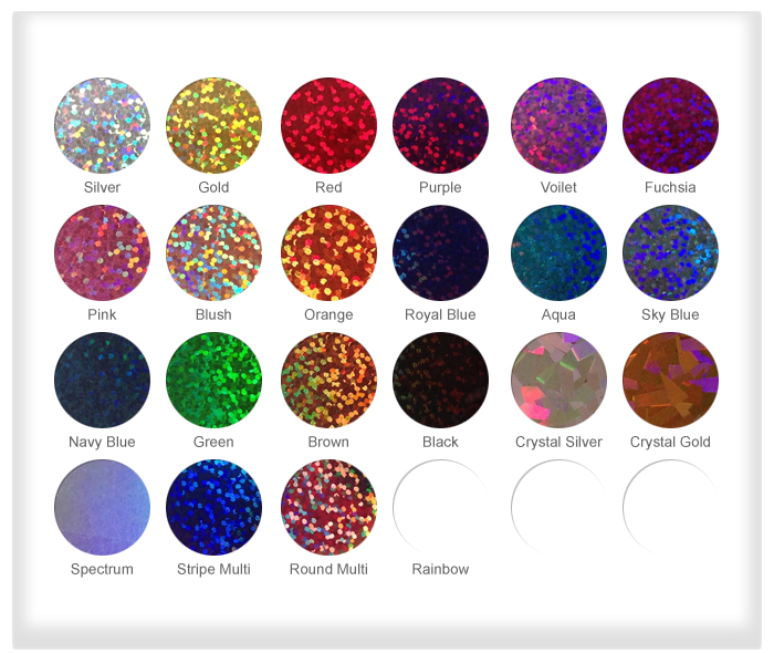 برچسبهای هولوگرام رنگی